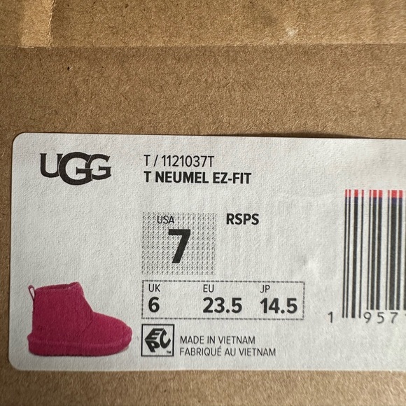 BRAND NEW! UGG T Neumel EZ-Fit Toddler Boot; Sz. 7 - Picture 2 of 5